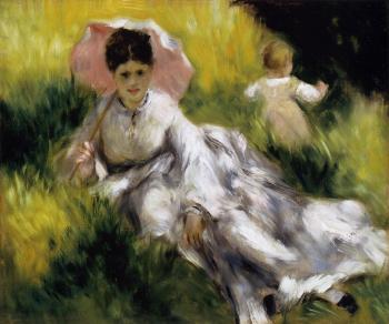 Pierre Auguste Renoir : Woman with Parasol